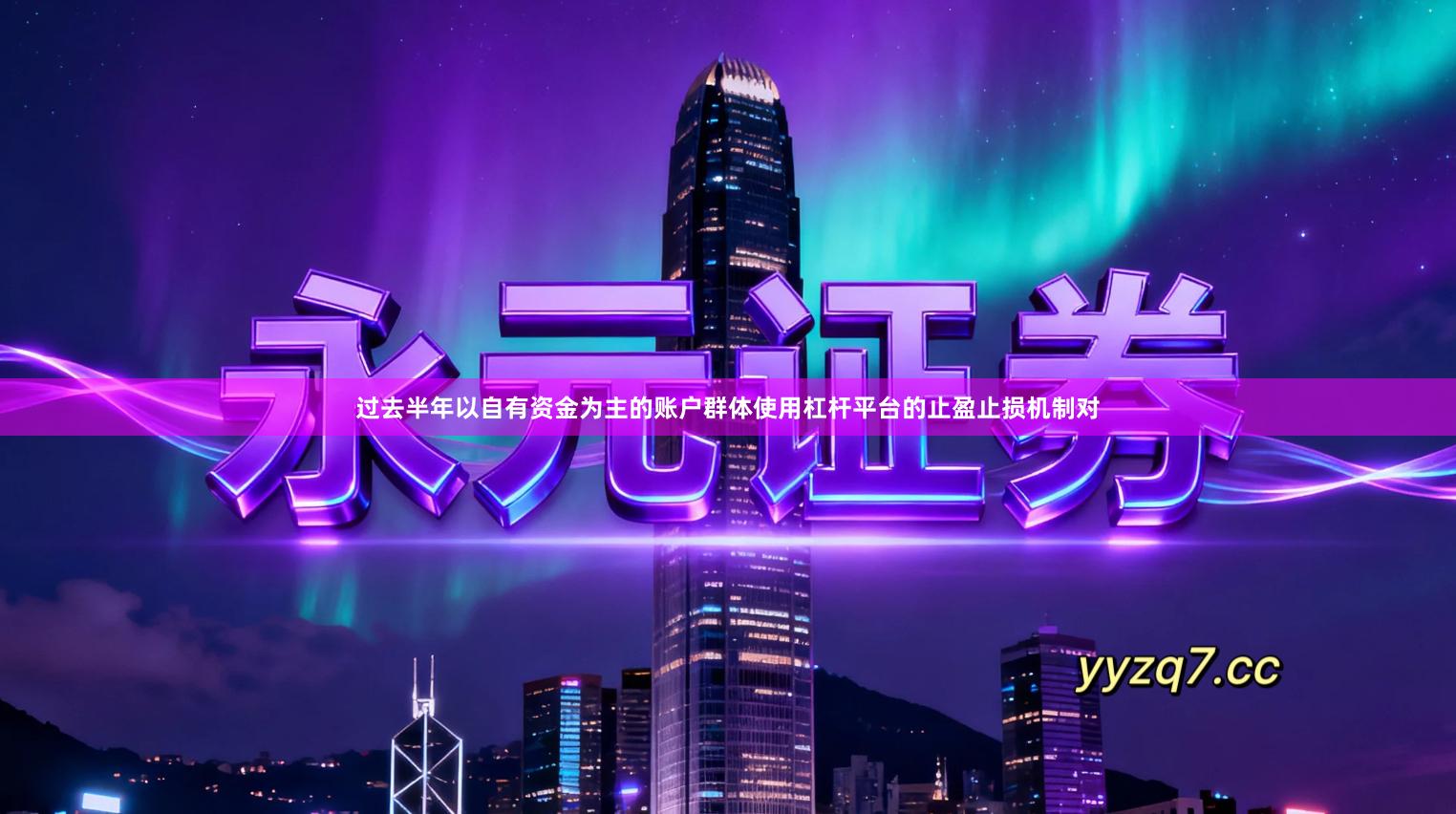 过去半年以自有资金为主的账户群体使用杠杆平台的止盈止损机制对